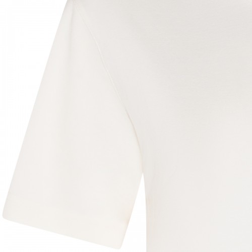 WHITE COTTON T-SHIRT