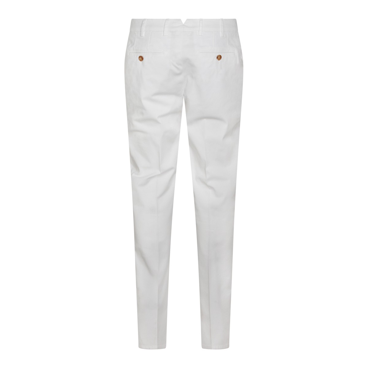 WHITE COTTON PANTS