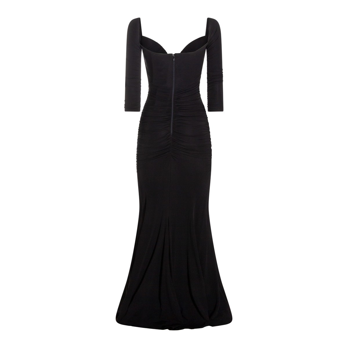 BLACK VISCOSE DRESS