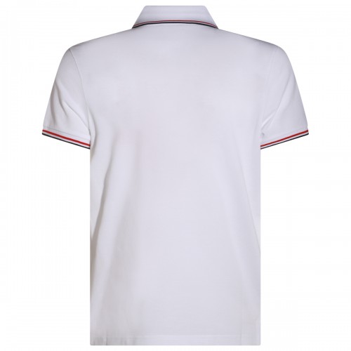 WHITE COTTON POLO SHIRT