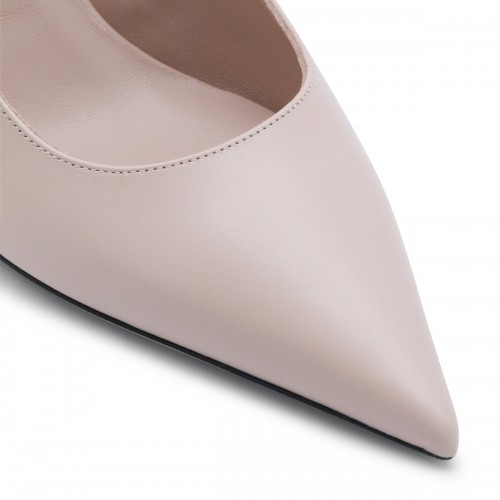 BEIGE LEATHER PUMPS