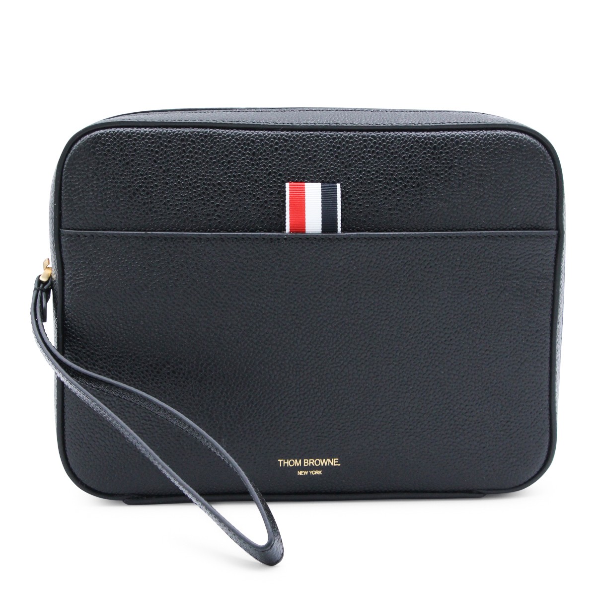 BLACK LEATHER POUCH