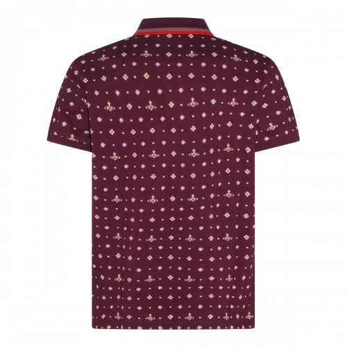 BURGUNDY COTTON POLO SHIRT 2