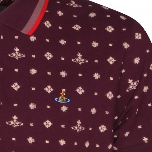 BURGUNDY COTTON POLO SHIRT