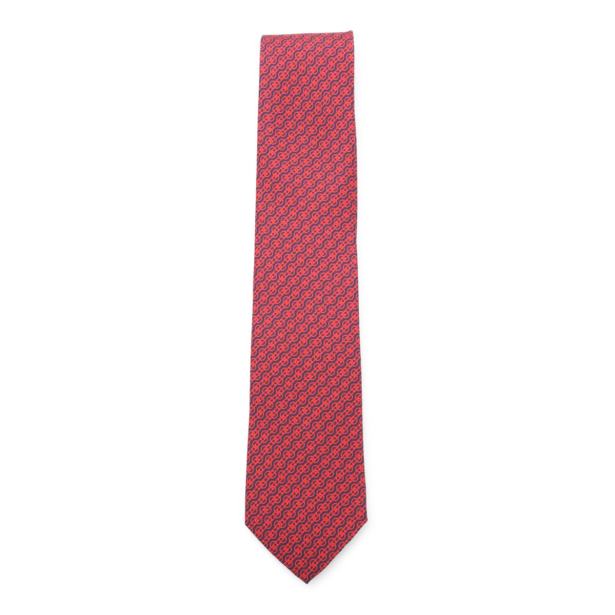 RED SILK TIE