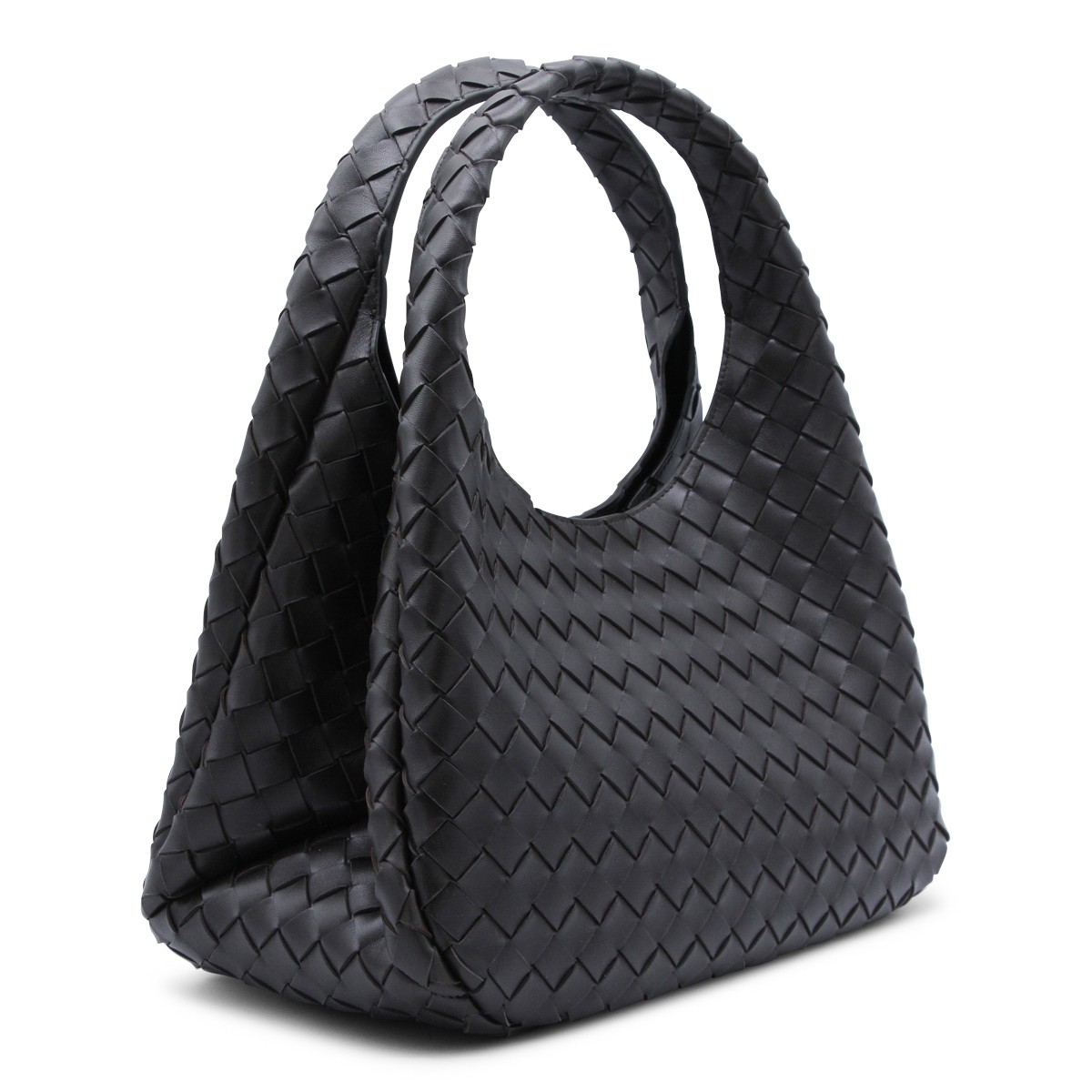 DARK BROWN LEATHER CAMPANA BAG