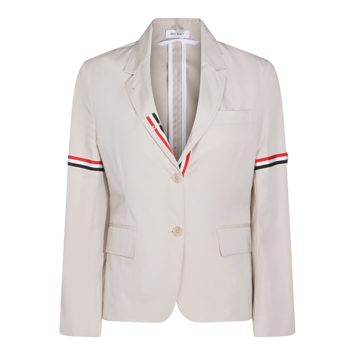 BEIGE COTTON BLAZER