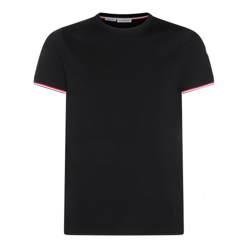 BLACK COTTON T-SHIRT