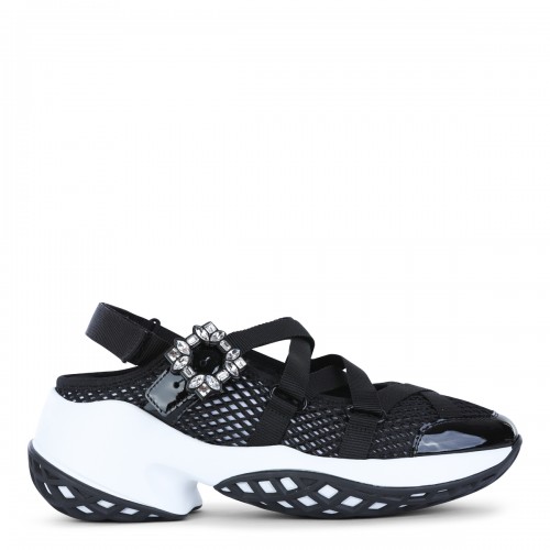 BLACK AND WHITE SNEAKERS