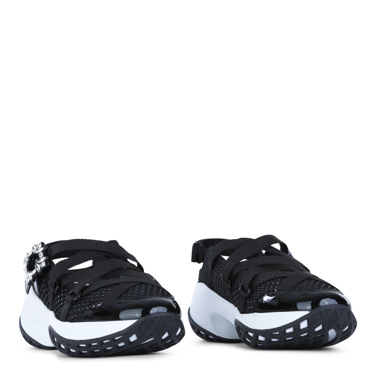 BLACK AND WHITE SNEAKERS