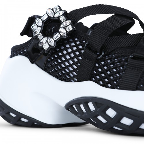 BLACK AND WHITE SNEAKERS