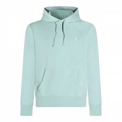LIGHT GREEN COTTON SWEATSHIRT