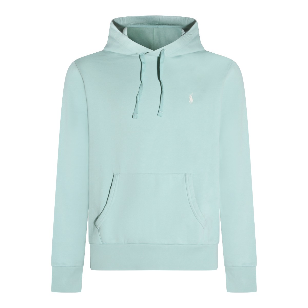 LIGHT GREEN COTTON SWEATSHIRT
