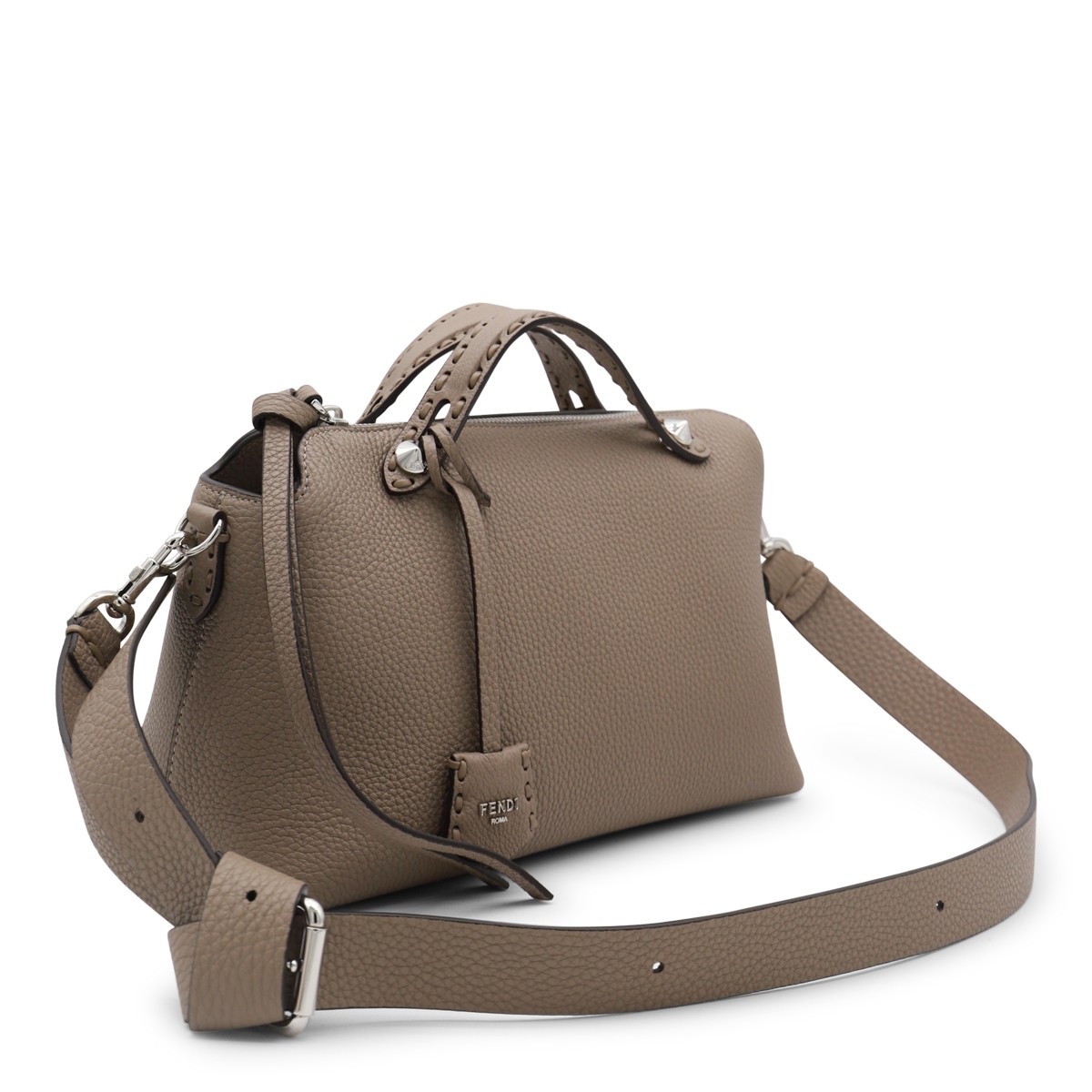 BEIGE LEATHER BY THE WAY TOP HANDLE BAG