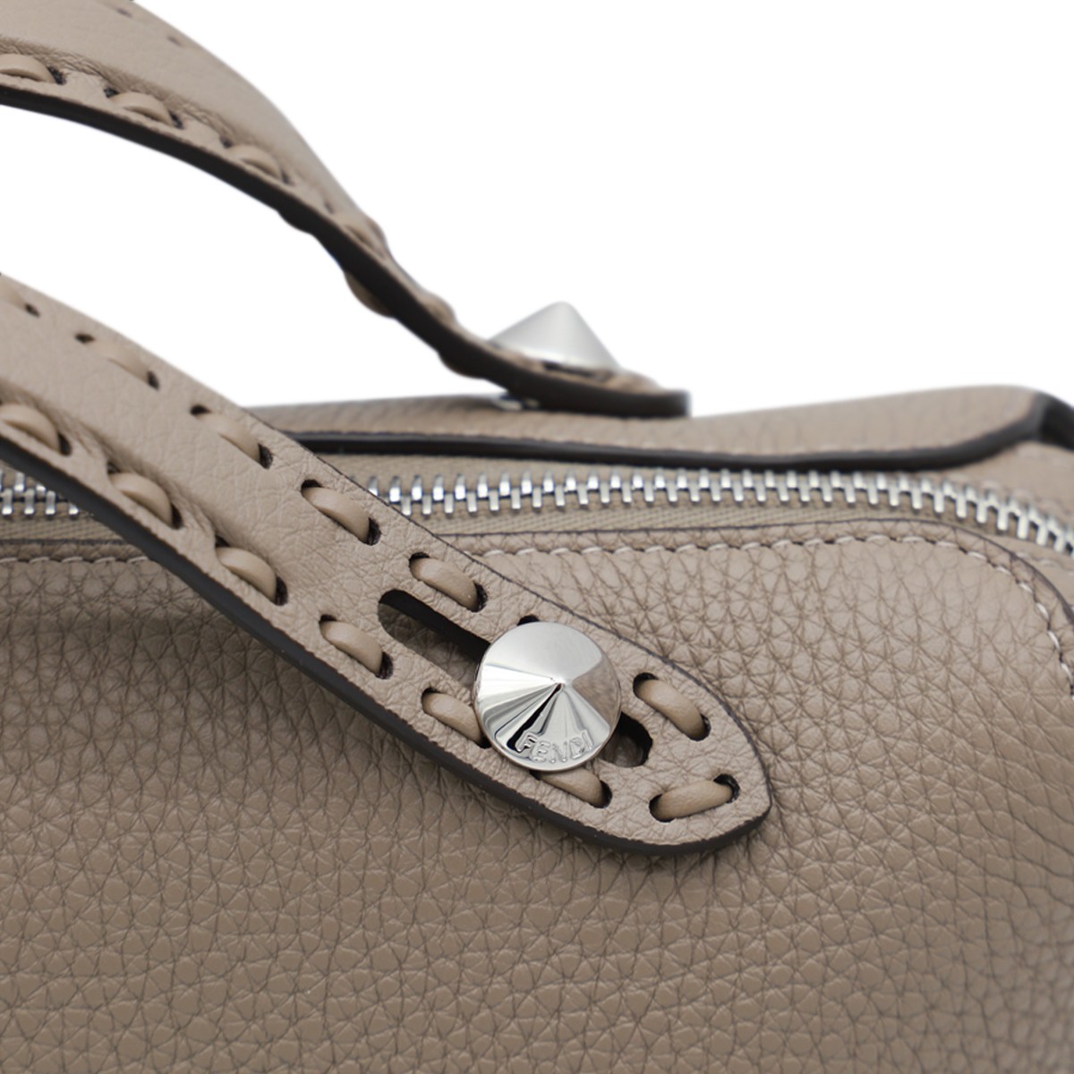 BEIGE LEATHER BY THE WAY TOP HANDLE BAG