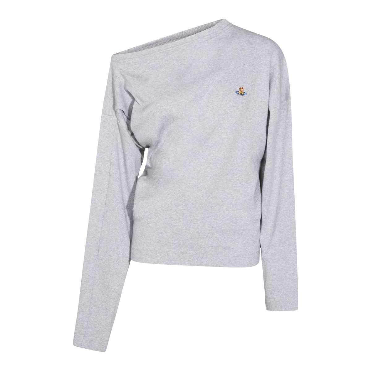 GREY COTTON KNITWEAT