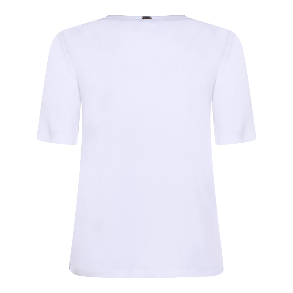 WHITE COTTON T-SHIRT