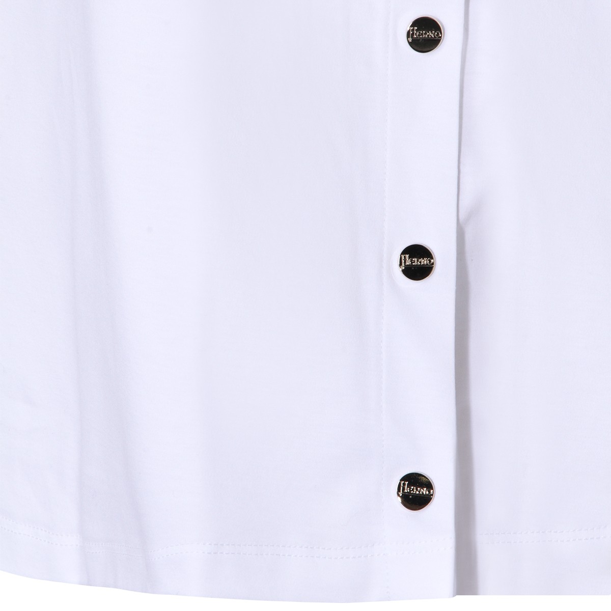 WHITE COTTON T-SHIRT