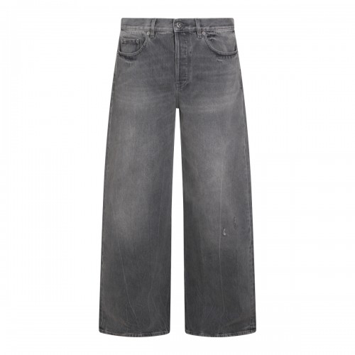 GREY COTTON DENIM JEANS