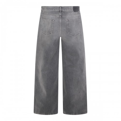 GREY COTTON DENIM JEANS