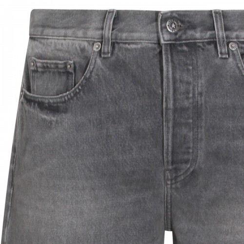 GREY COTTON DENIM JEANS