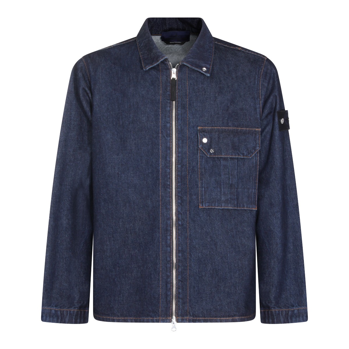 BLUE COTTON DENIM JACKET