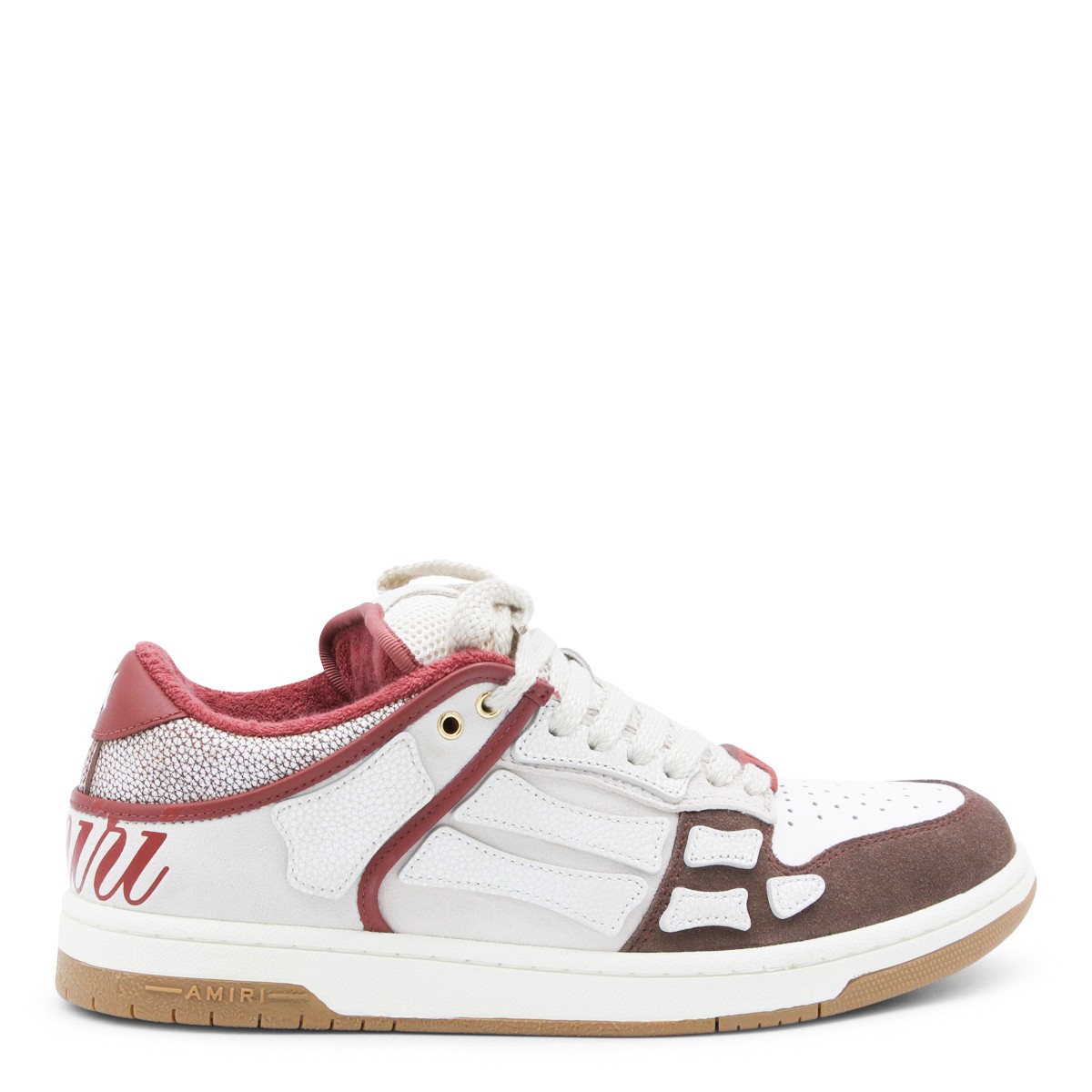 BROWN AND RED LEATHER XL SKEL LOW...