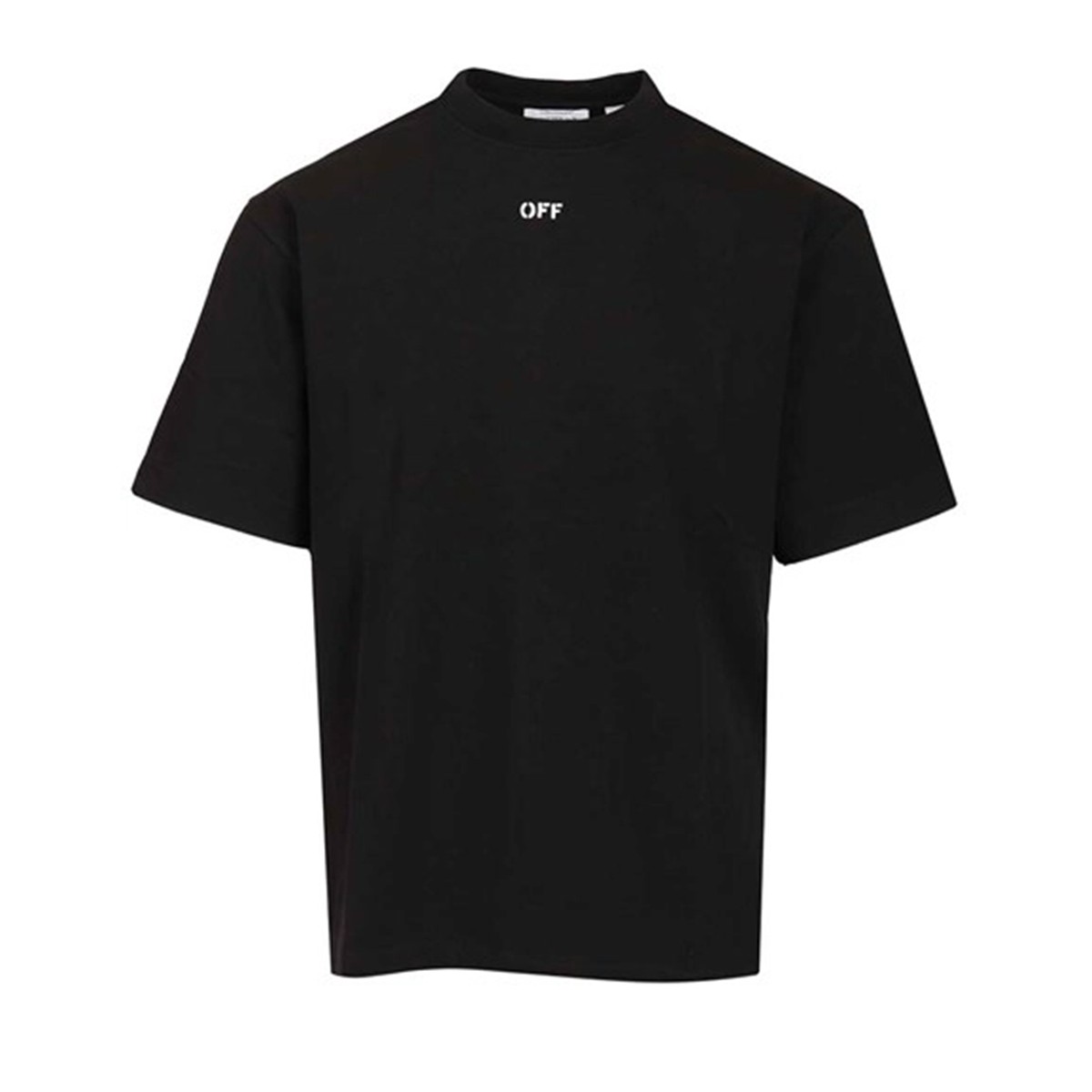 BLACK COTTON T-SHIRT