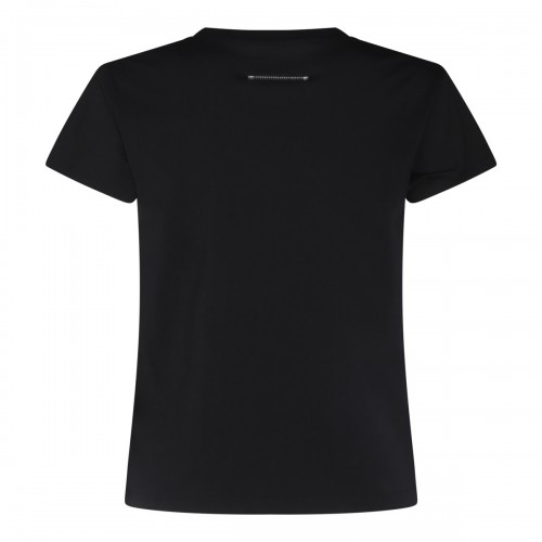 BLACK COTTON T-SHIRT