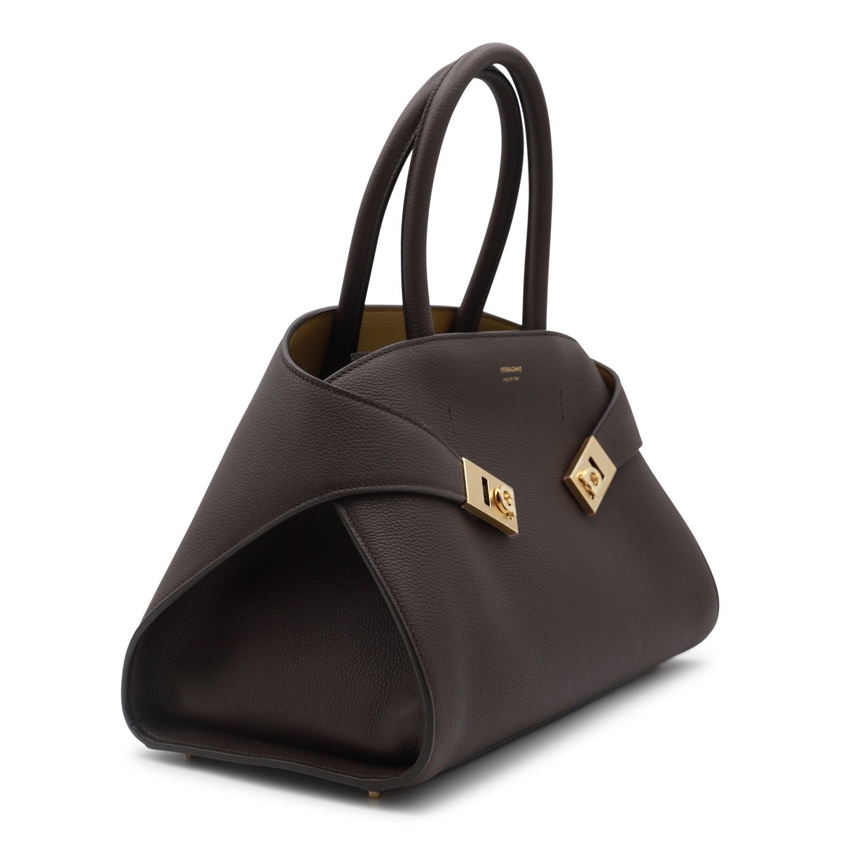 DARK BROWN LEATHER HUG S... 2