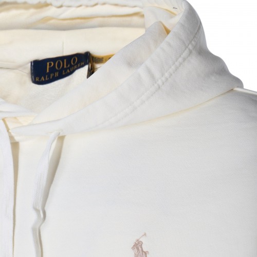 CREAM COTTON SWEATSHIRT