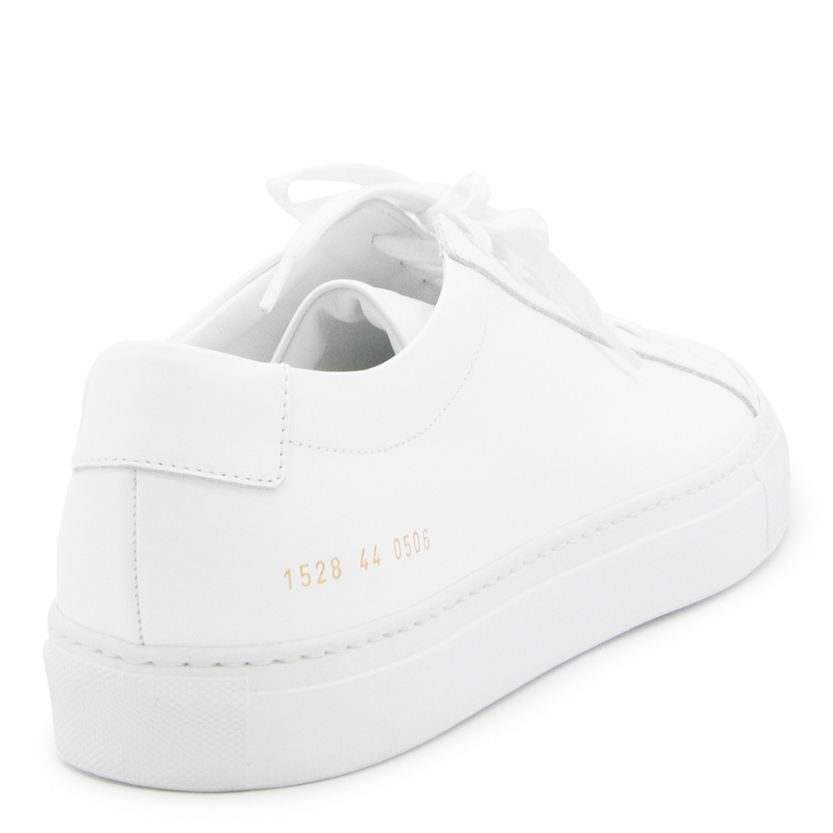WHITE LEATHER ACHILLE LOW SNEAKERS