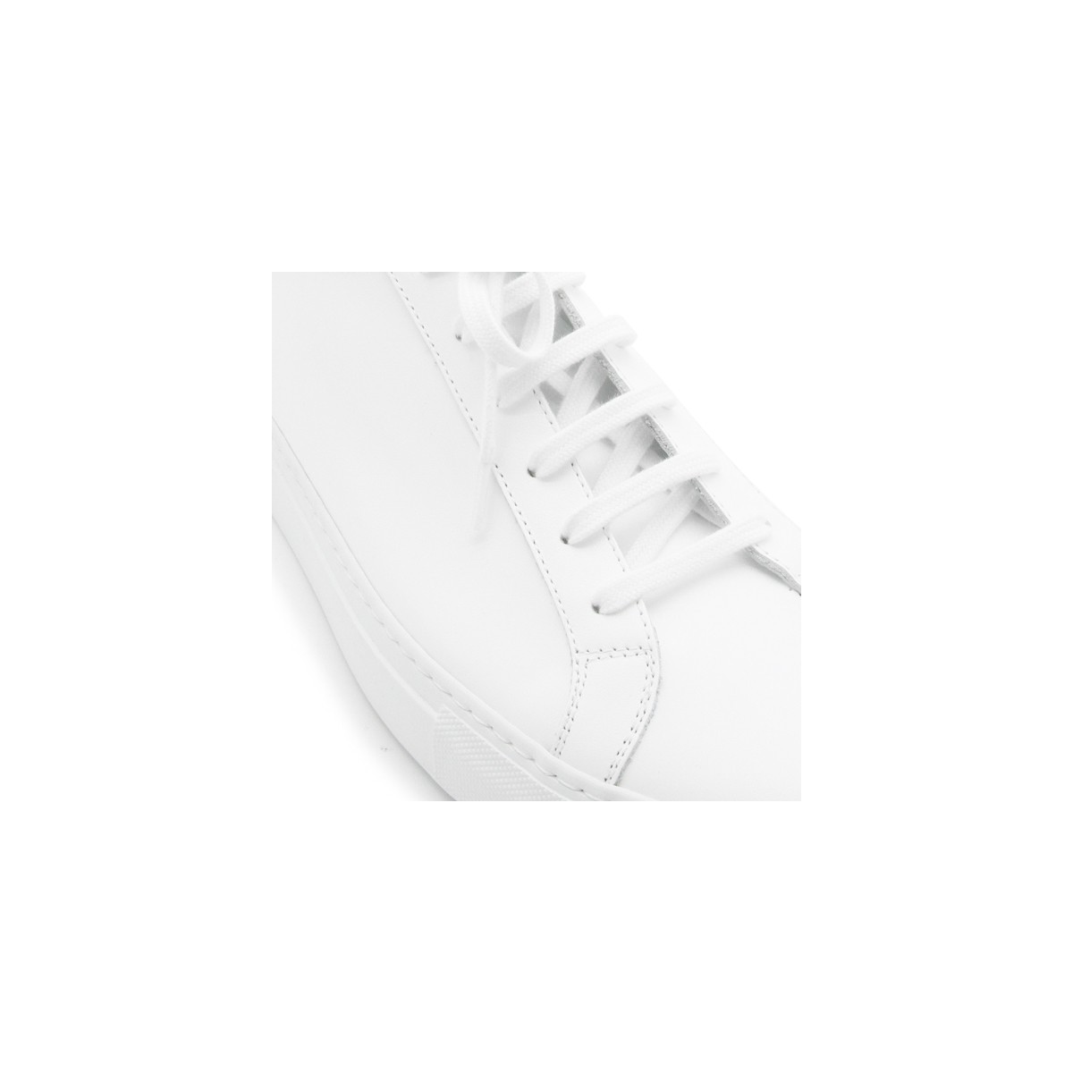 WHITE LEATHER ACHILLE LOW SNEAKERS