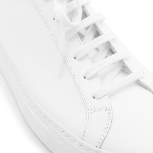 WHITE LEATHER ACHILLE LOW SNEAKERS
