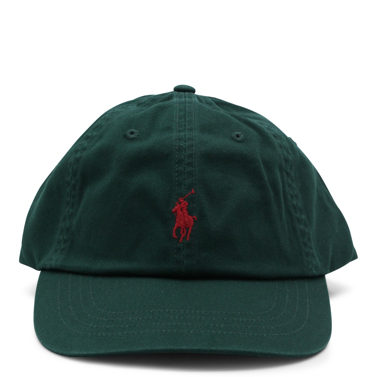 GREEN COTTON BASEBALL CAP