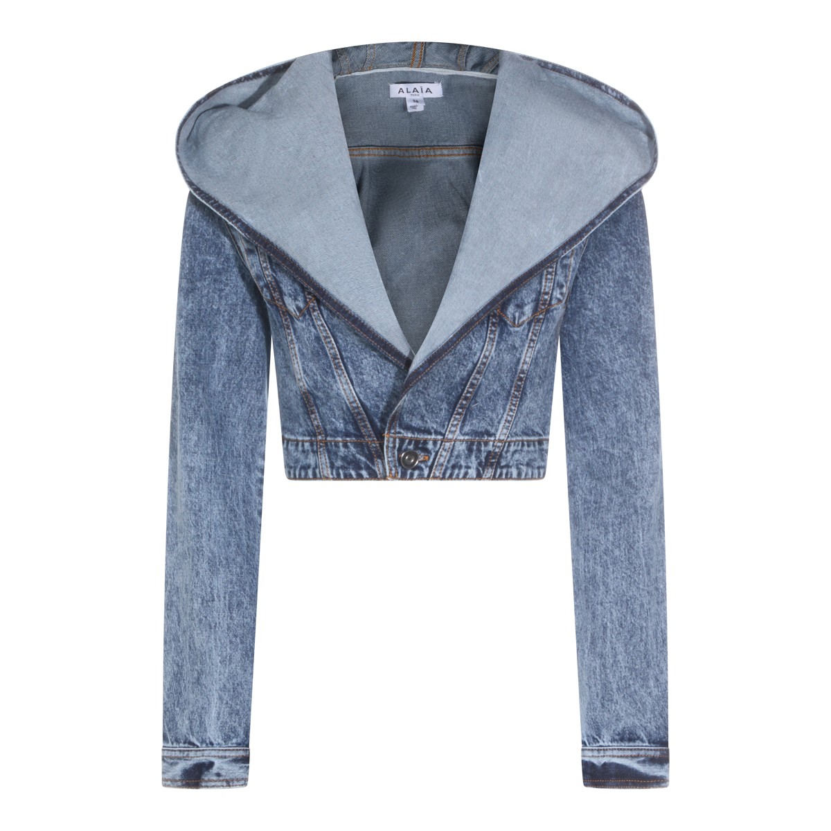 BLUE COTTON DENIM JACKET