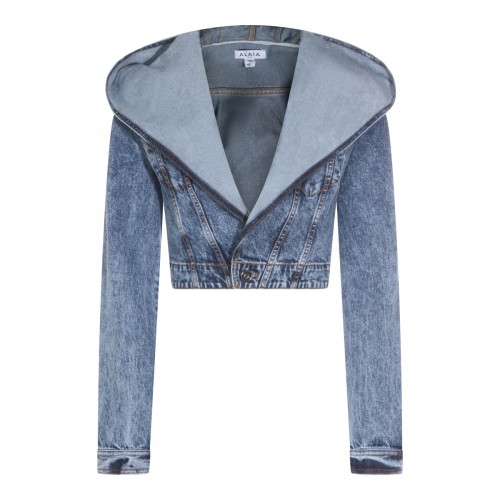 BLUE COTTON DENIM JACKET