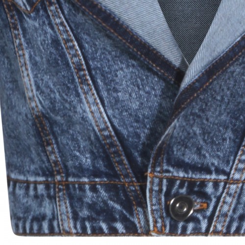 BLUE COTTON DENIM JACKET