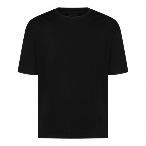 BLACK COTTON T-SHIRT