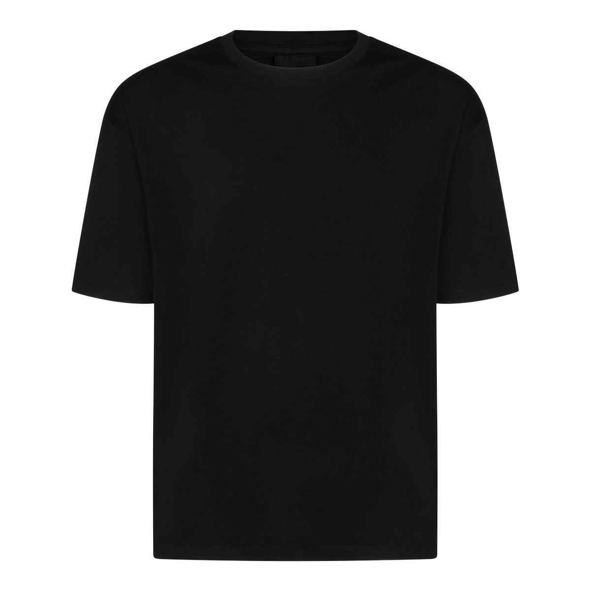 BLACK COTTON T-SHIRT