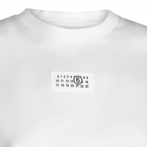WHITE COTTON T-SHIRT