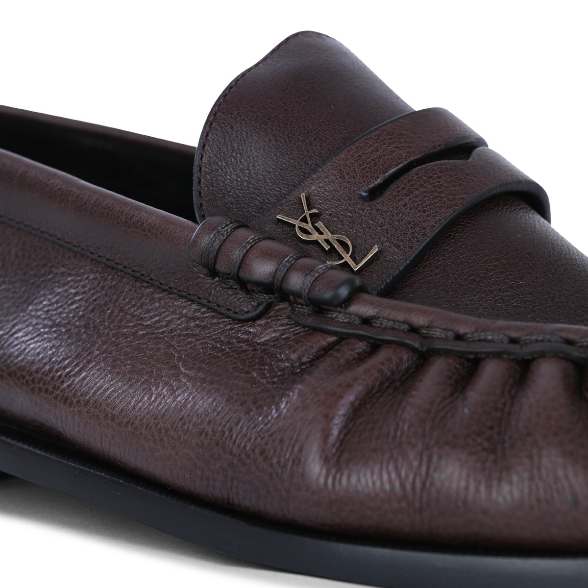 BROWN LEATHER LOAFERS