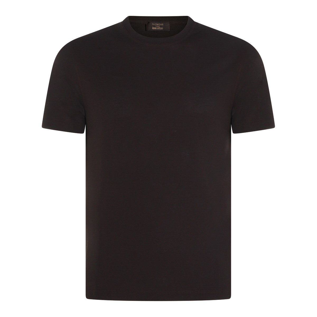 BROWN COTTON T-SHIRT