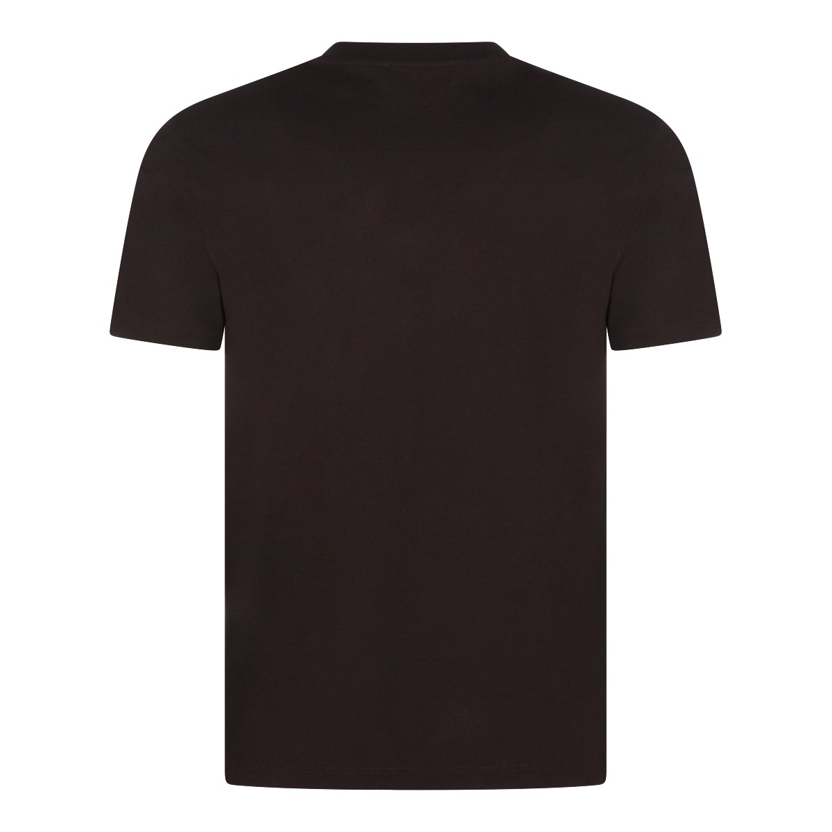 BROWN COTTON T-SHIRT