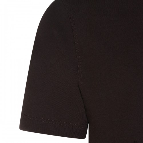 BROWN COTTON T-SHIRT