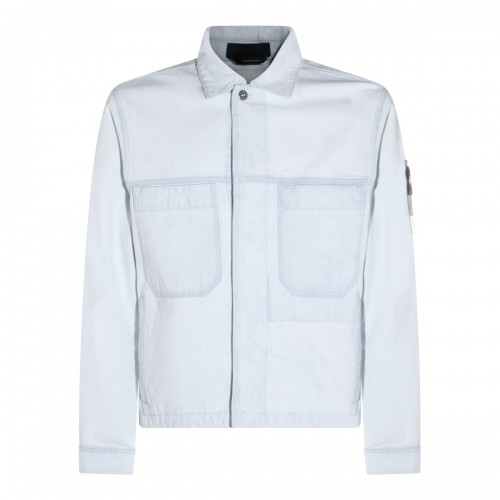 LIGHT BLUE COTTON DENIM JACKET