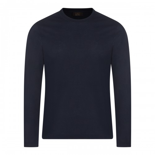 BLUE COTTON KNITWEAR