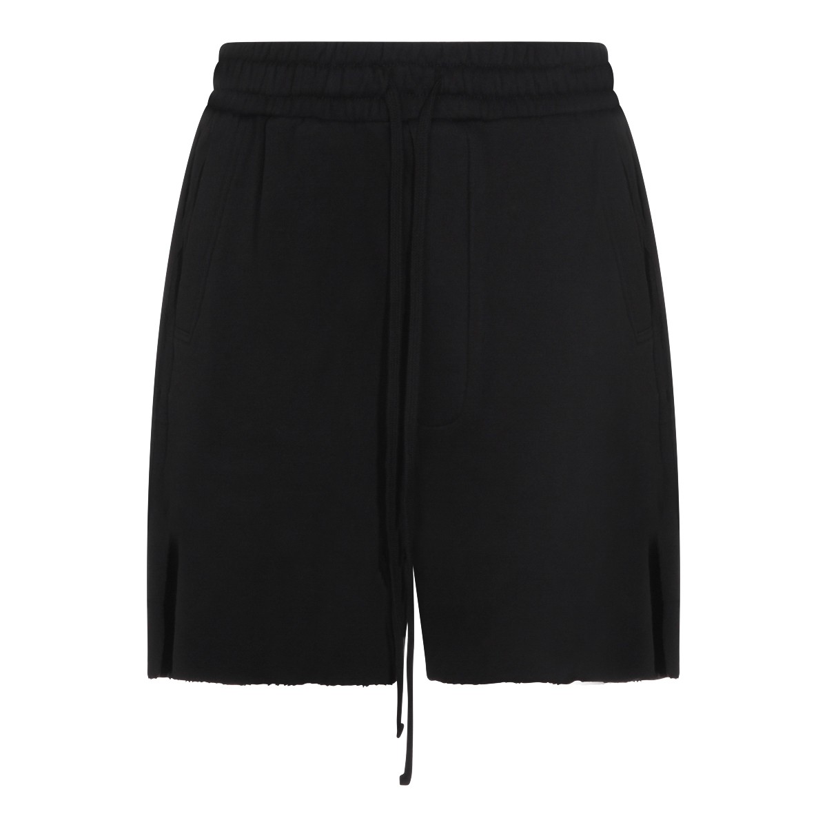 BLACK COTTON SHORTS