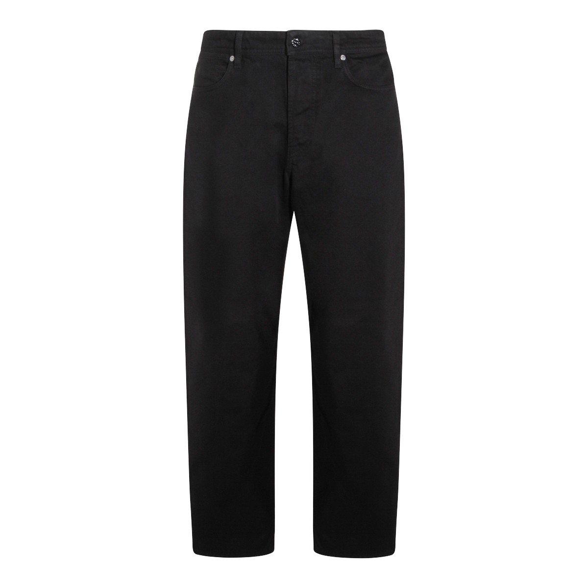 BLACK COTTON JEANS