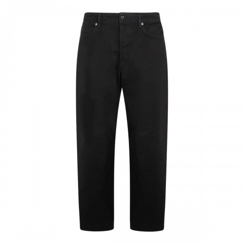 BLACK COTTON JEANS